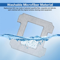 Cleaning Pads Forecovacs Winbot W1 / W1 Pro / W2 Pro / W2 Omni Window Cleaning Robots,Washable Replacement Cloth