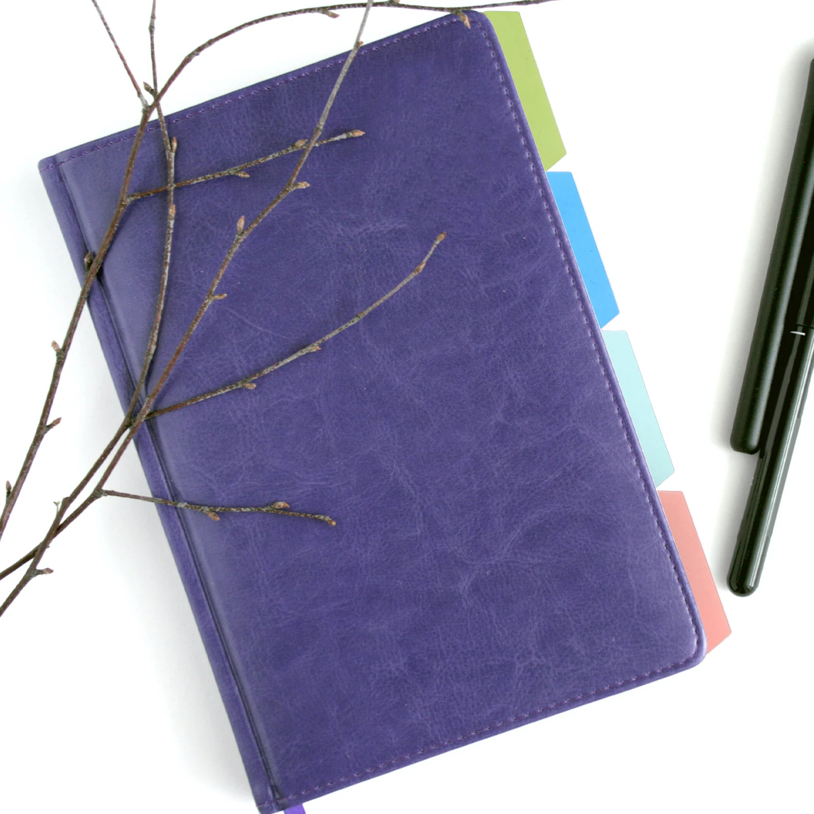 

4 Pcs A4 30 Hole Colored Index Dividers Plastic Notebook Tabs for Binder ganizers Office Supplies Document Management