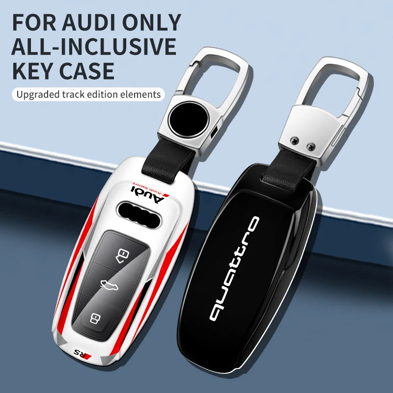 Fashion Car Remote Key Case Cover Bag For for Audi a6 a3 a7 c8 a8 D5  q7 q8 Q4 s6 s7 s8 RS E-tron GT key housing accessories