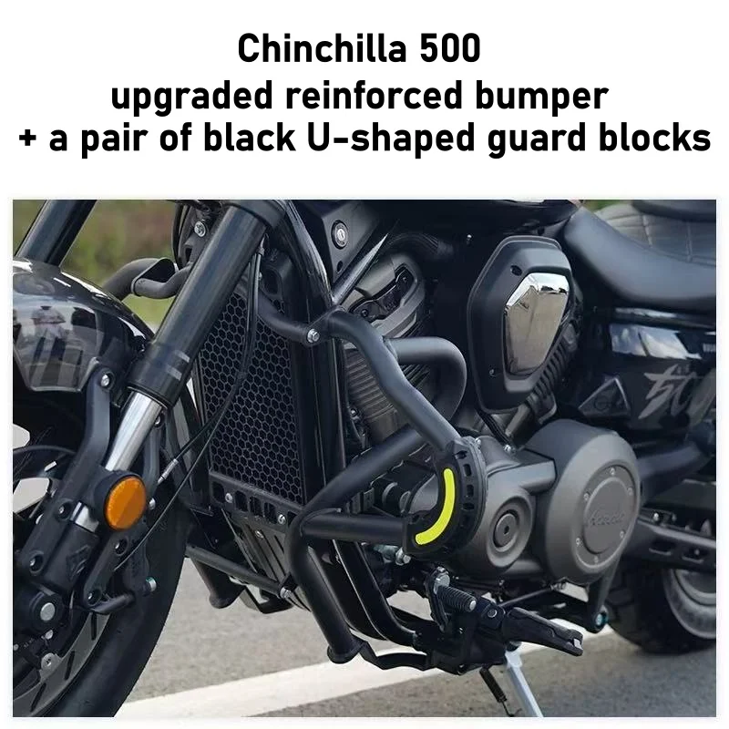For Benda Napoleon 500 Chinchilla 500 Motorcycle Anti-fall Bumper, Engine Protection Bar, Durable Refit Accessories