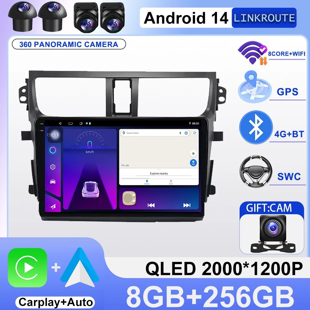 

Android Auto CarPlay For Suzuki Celerio Alto 2015 - 2018 Car Radio Multimedia Video Player Stereo GPS Navigation 2 din Autoradio