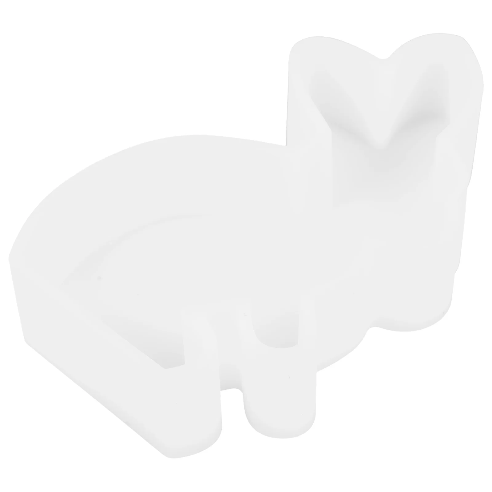 

Silicone Mold Bunny Shaped Diy Making Tool For Scented Candles Ice Cubes Crafts Easter Handicrafts Reusable Molds