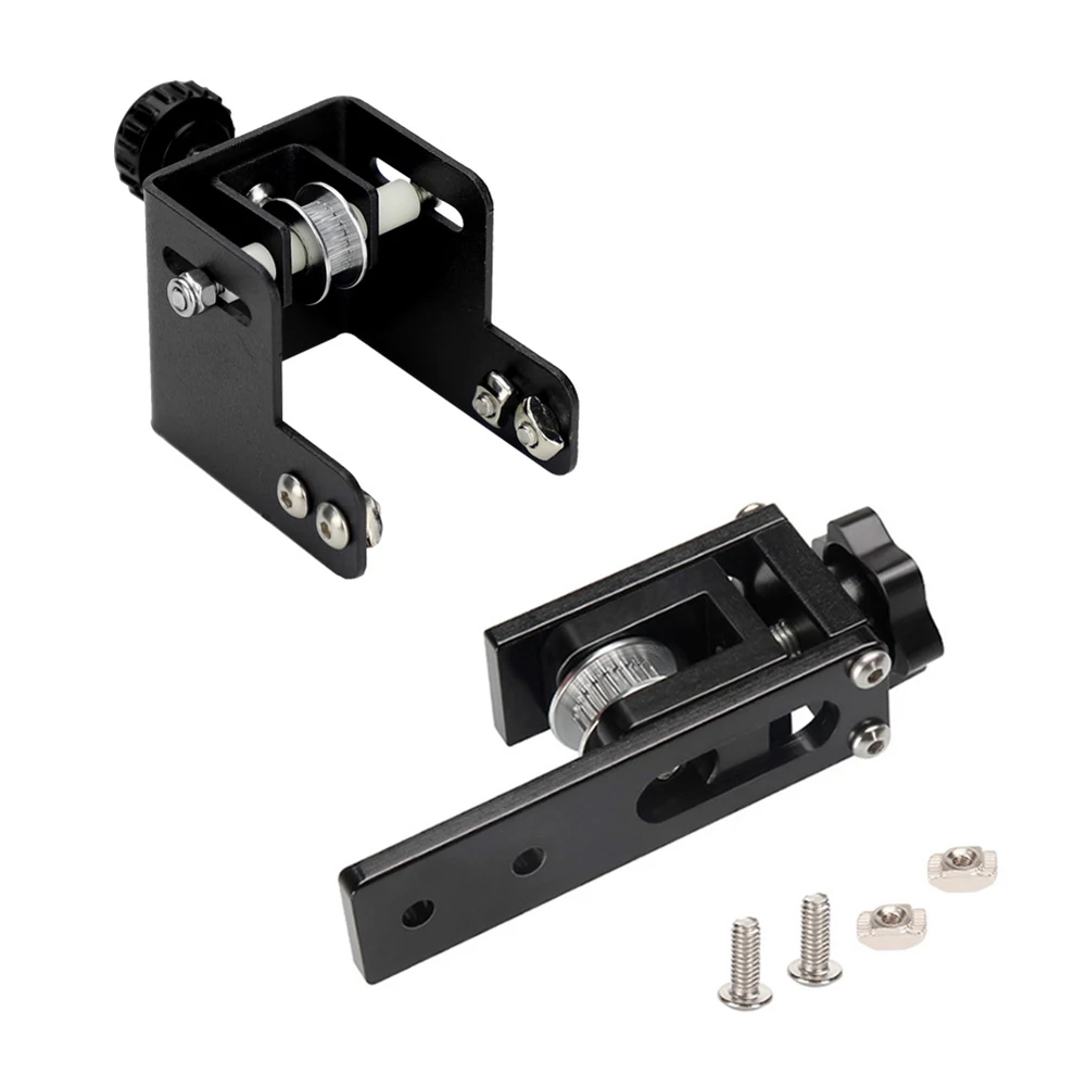 For For Ender 3 For CR-10 X Y Synchronous Belt Tensioner Stretch Straighten Adjuster Aluminum Alloy Upgrade Part For 3D Printer