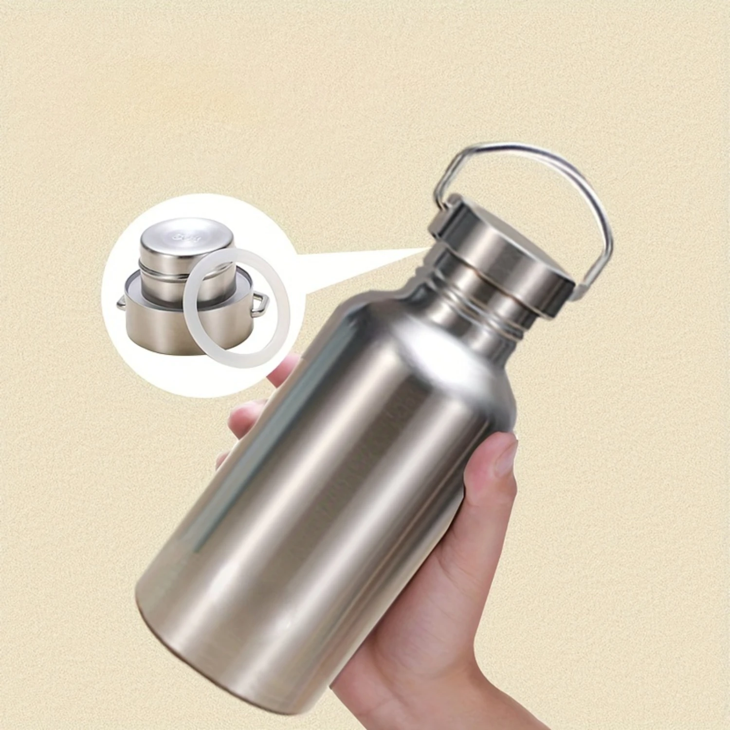 67.63oz 304 Stainless Steel Water Tumbler  Large Capacity, Portable, Food Grade, And Tea Drain!