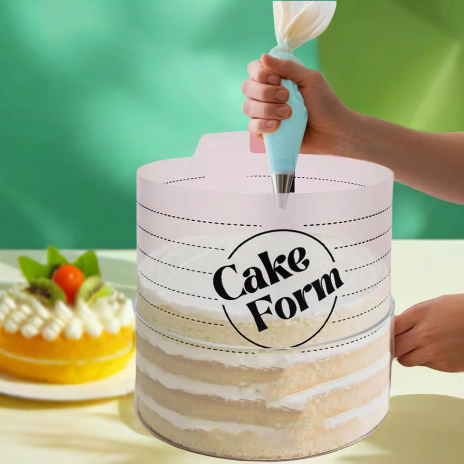 Anneau de gâteau réglable, moule rond rétractable, outils de Fondant, anneau de gâteau en Mousse, cercle acrylique, anneau de cuisson, bricolage, forme de gâteau en Mousse