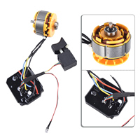 1-Set 4815 Split Motor Assembly With 18V/21V Control Panel And Speed Control Switch For Dayi 2106 Brushless Electric Wrench