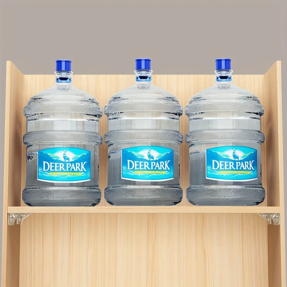 6/12 قطعة أوتاد دعم الرف ، مقاطع ذاتية اللصق لخزانة أرفف الكتب خزانة بين قوسين اللوح طبقة خزانة خزانة المساعد #3