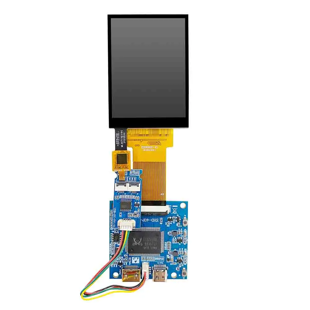 Fishing mini screen 2.8-inch LCD module high pixel 480 * 640, with HDMI board IPS module RGB IPS display for 3D printing/design