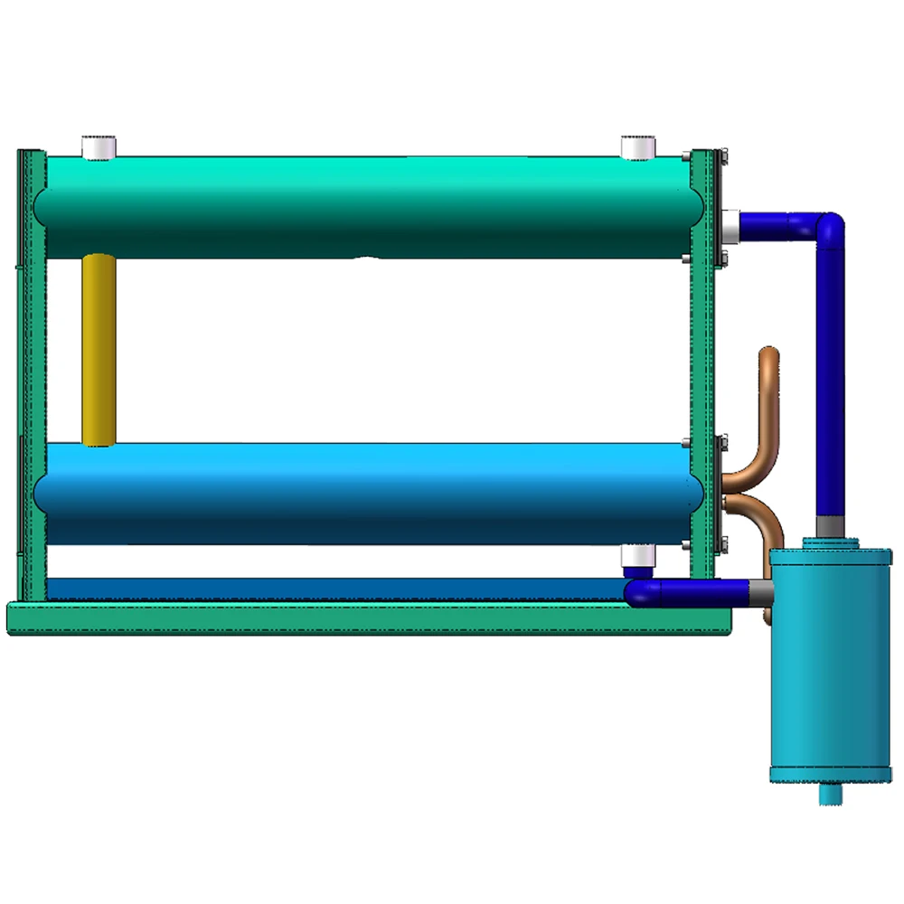 

7.5m² refrigerated air dryer's evaporator is used to produce high-quality dry air that meets food and beverage requirements