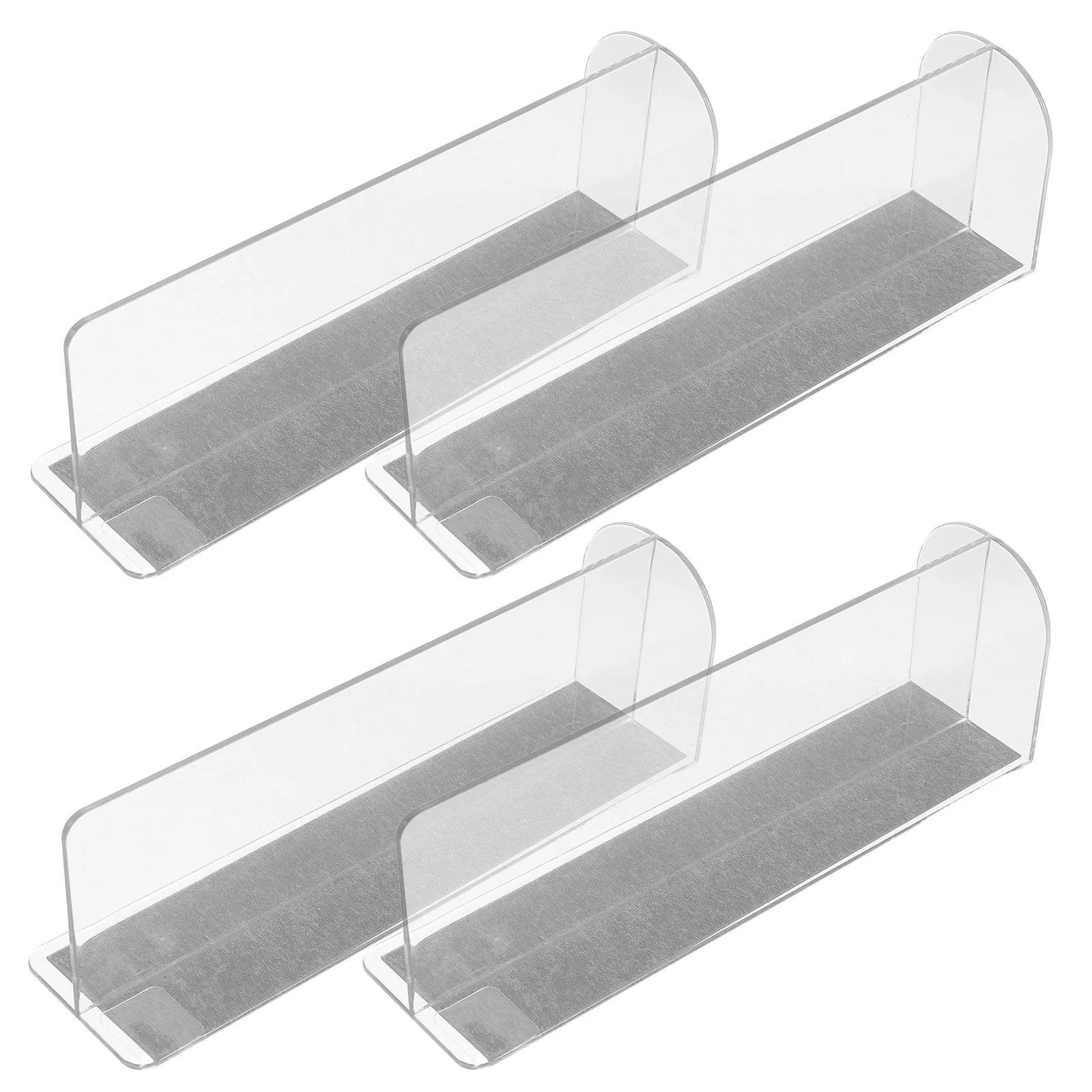 

4 Pcs Small Shelf Dividers Spacer Closet for Wood Shelves Baby Separators