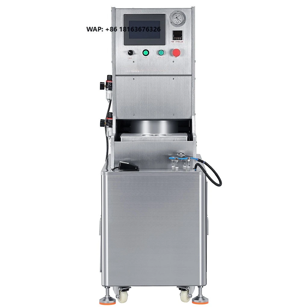 Aluminum  Coffee Capsules Pod Sealing Machine With Nitrogen Flushing