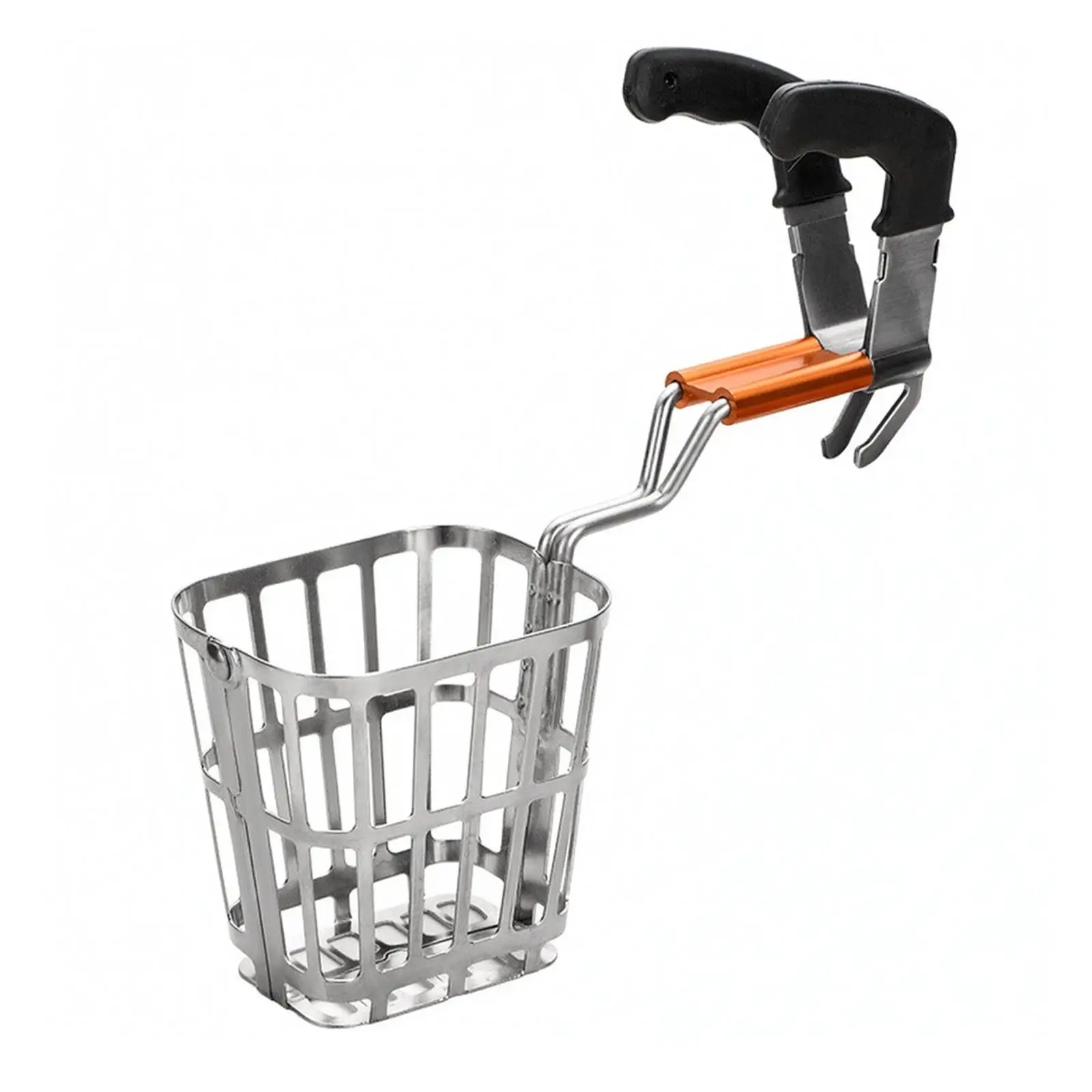 Folding Strainer with Hook Heat Resistant Hot Pot Strainer with Clamp Hot Pot Skimmer Sturdy for Restaurants