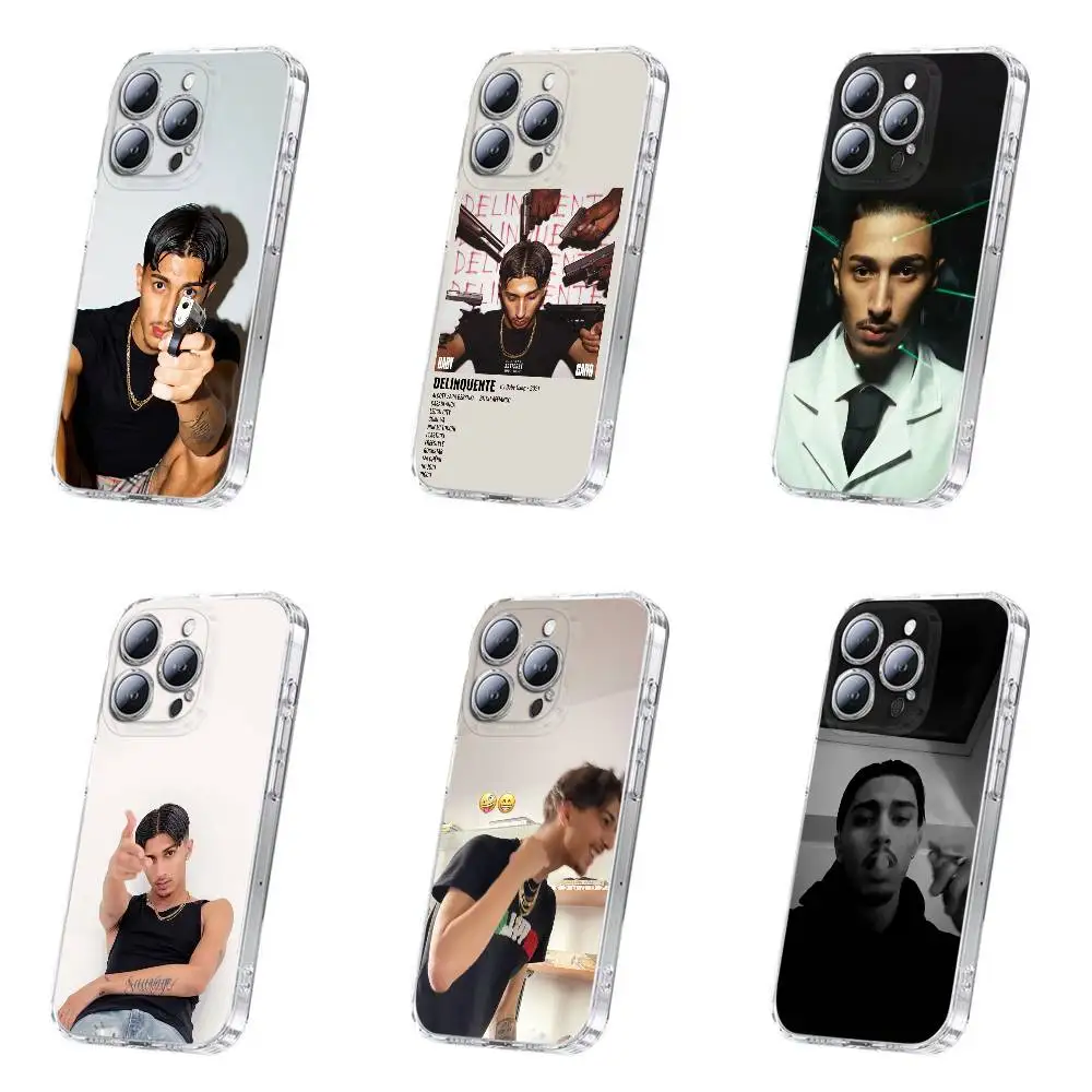 

B-Baby Gang DELINQUENTE Phone Case For iPhone 17,16,15,14,13,12,11,Plus,Pro,Max,Plus,E,Air,Mini Transparent