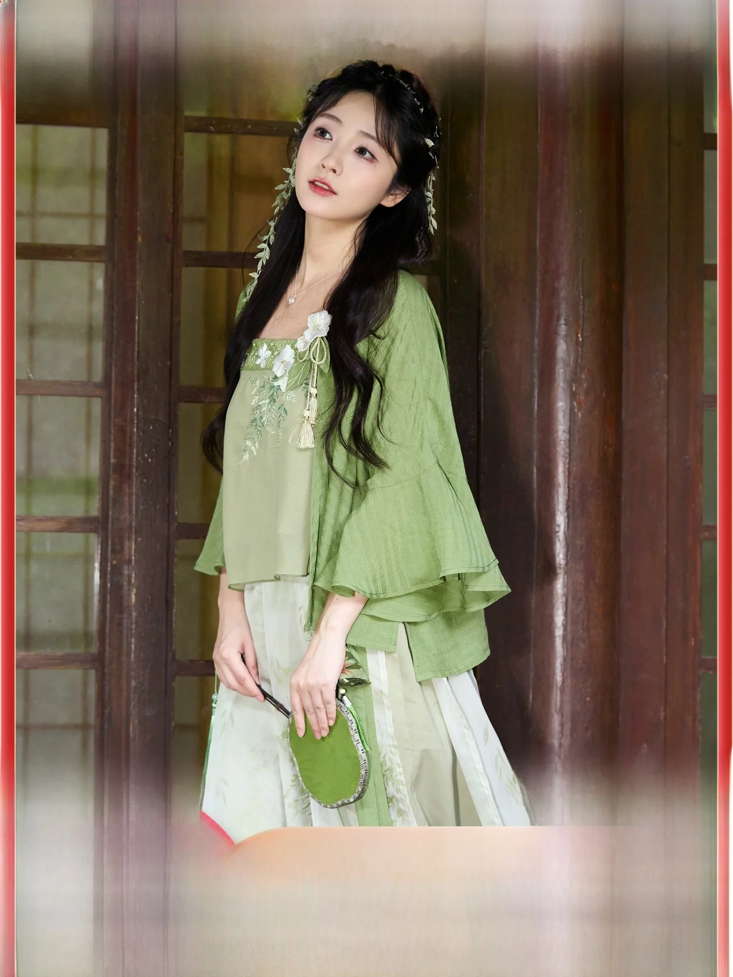 

Song Pants Hanfu Women's Sle Summer Daily Clear Str Hanfu Set Traditional Chinese Faion Suits for Young Ladies