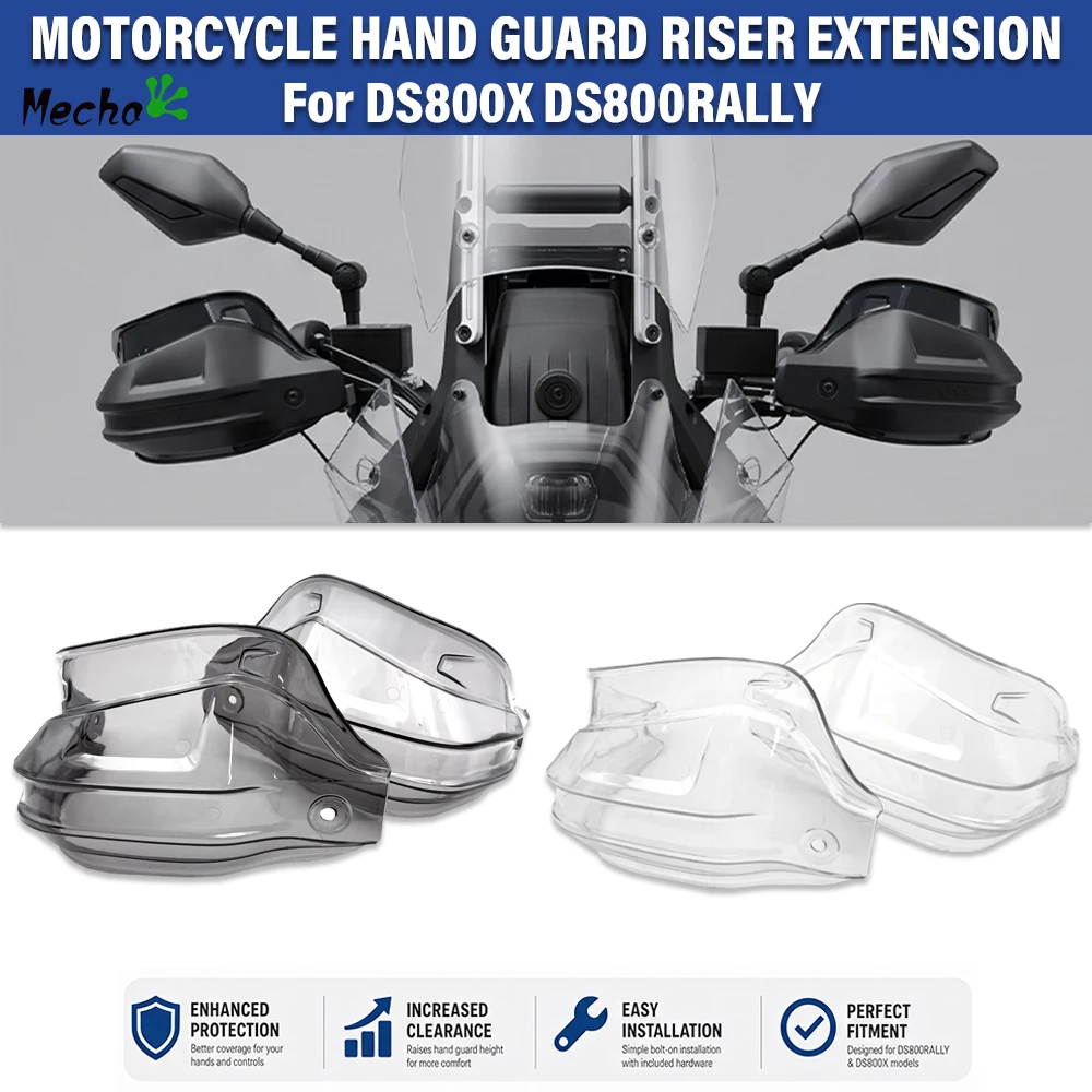 Fits For Voge 800 Rally DS800X DS800Rally DSX800 Motorcycle Handguard Windshield Protector Hand Guard Riser Extension