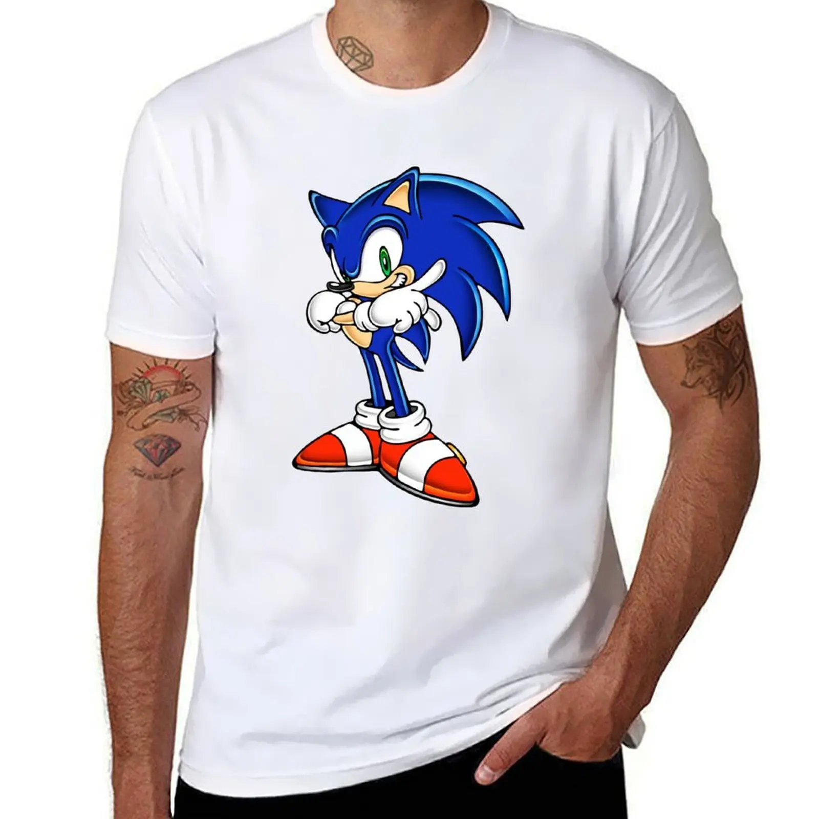 

Sonic T-Shirt man t shirts high quality luxury brand man t shirt cotton T-Shirt