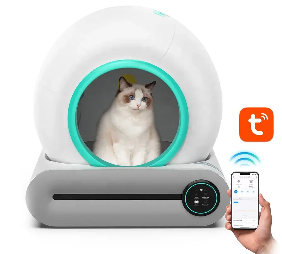 Factory Automatic Cat  Box Smart Self cleaning Cat Toilet Box Cat Automatic  Box with Phone App Control