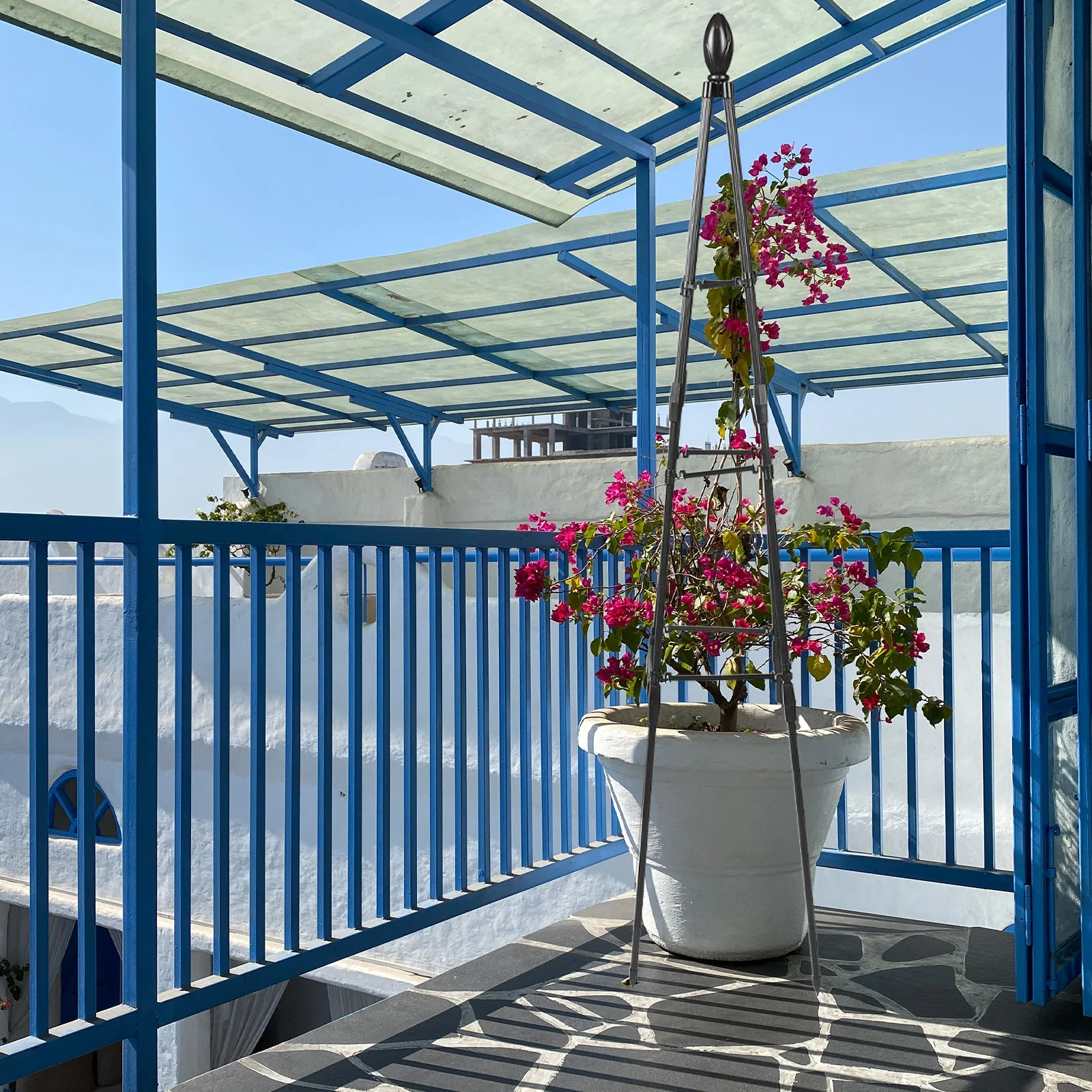 

1Set Plant Climbing Trellis Sturdy Support Rack for Potted Plants Indoor Outdoor Garden Climbing Plant Holder Gardening