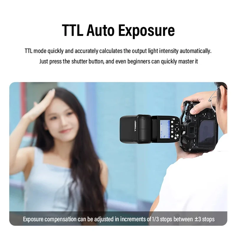 Godox TT685II-C TTL Camera Flash Speedlite with High-Speed Sync 2.4G Wireless X System Compatible with Canon Nikon Sony Cameras