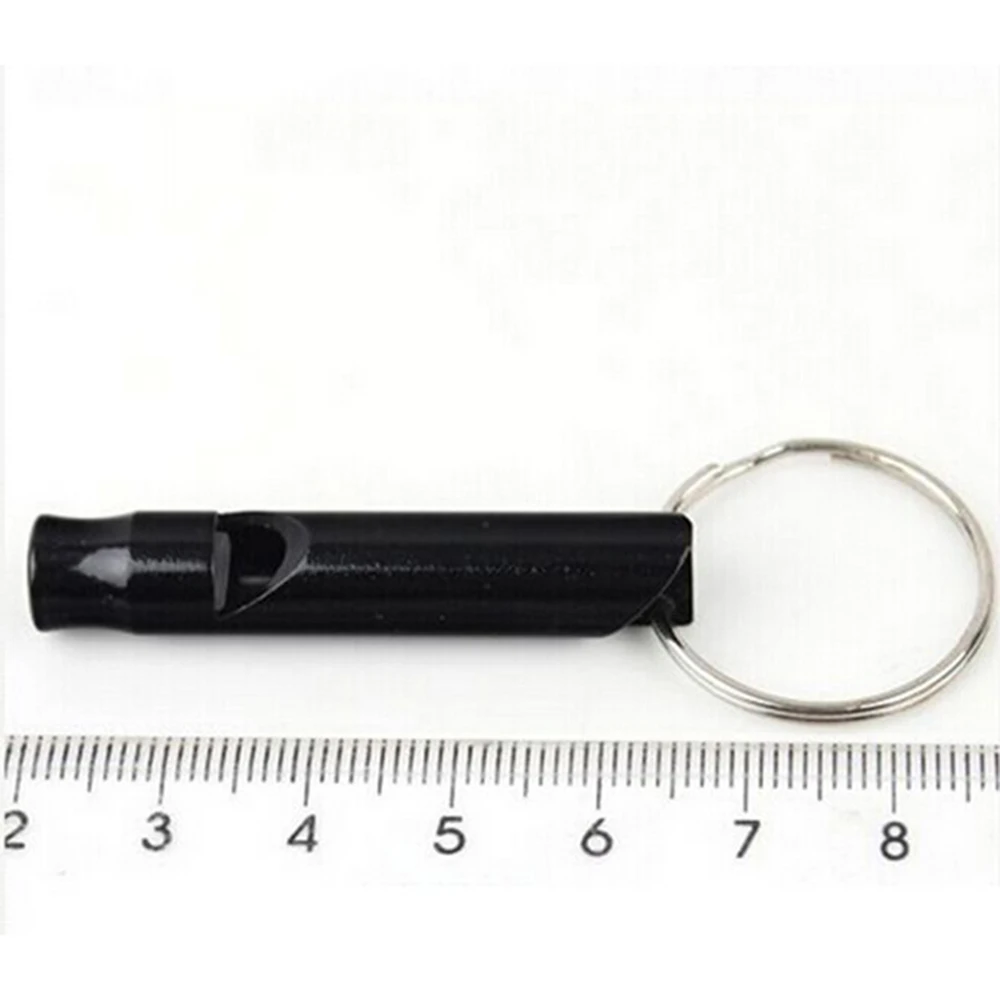 Outdoor Aluminum Alloy Whistle Portable Multi-functional Survival Hiking Small Whistle Training Lifeguard Whistle