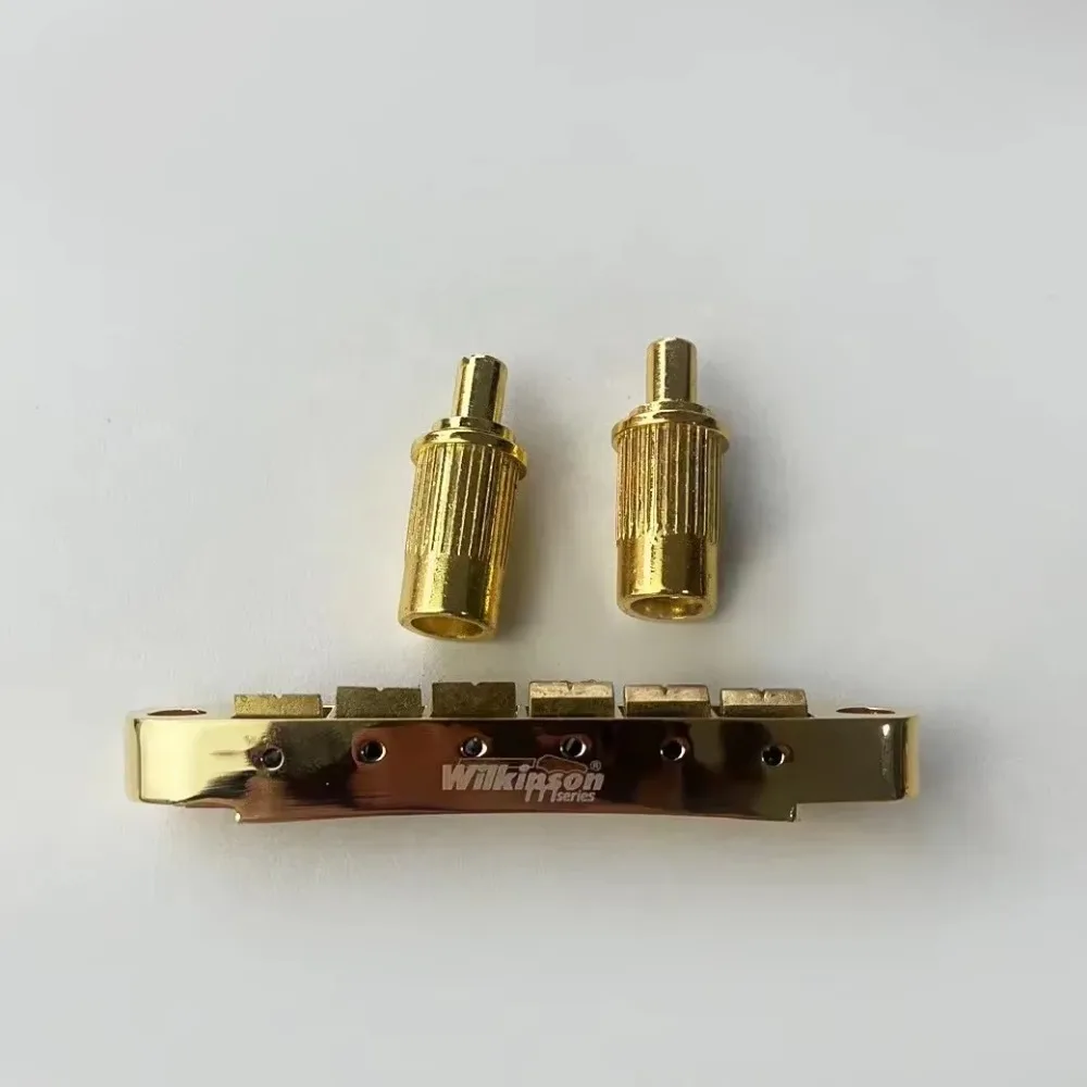 

Shop Bo-Hong Store-Wilkinson Electric Guitar Fixed Bridge Pull String Plate Code Golden WOGT1+WOGB2-for Guitar EquipmentAccessor