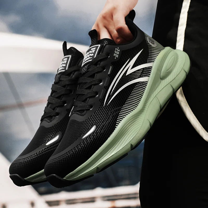 

Мужские кожаные водонепроницаемые кроссовки большого размера, сверхлегкая мягкая подошва, прочная и износостойкая, повседневная спортивная обувь