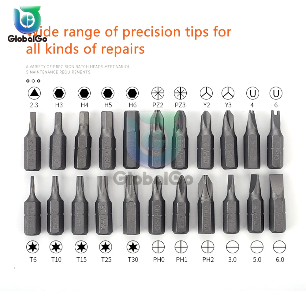 38 in 1 Screwdriver Set Retractable Household Multifunctional Plum Shaped Rice Word Ratchet Screwdriver Box 1 Set