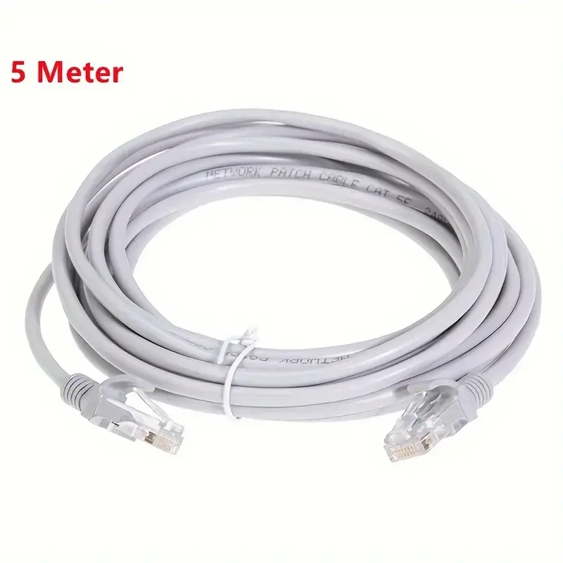 Ethernet Network Cable Cat5/5e Internet Patch Outdoor LAN Wires RJ45 Extender Cable For IP Camera Computer And Router