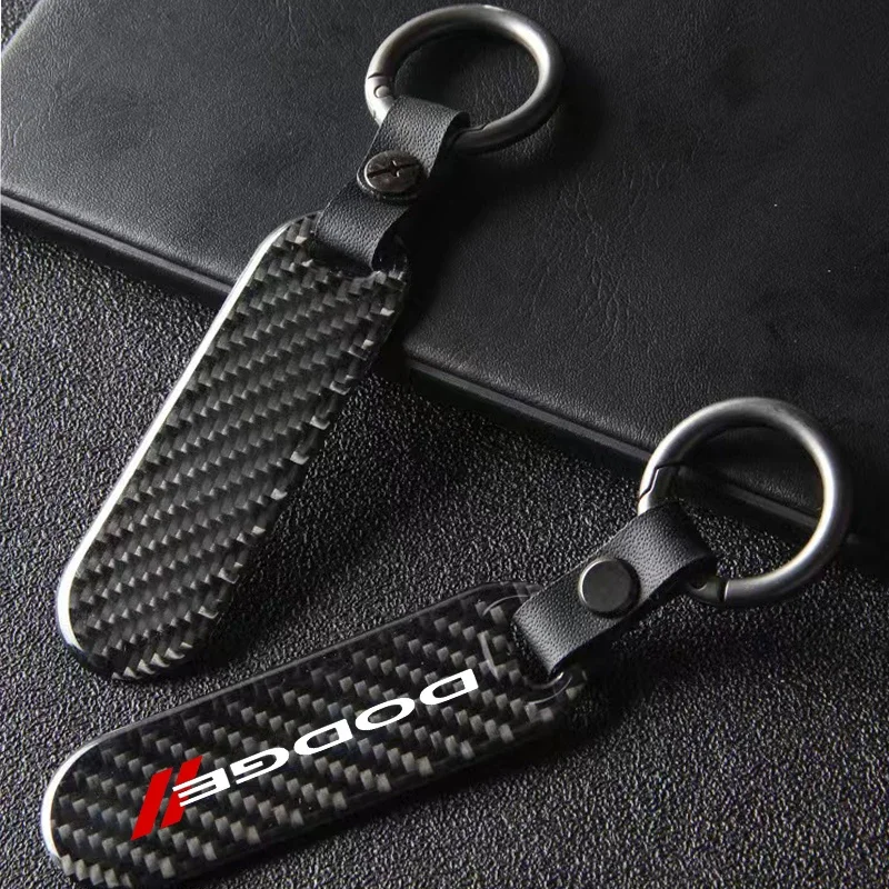 For Dodge Challenger caliber journey Ram 1500 Custom Car Styling Emblem Car Key Holder keychain accessories  keyring view 2