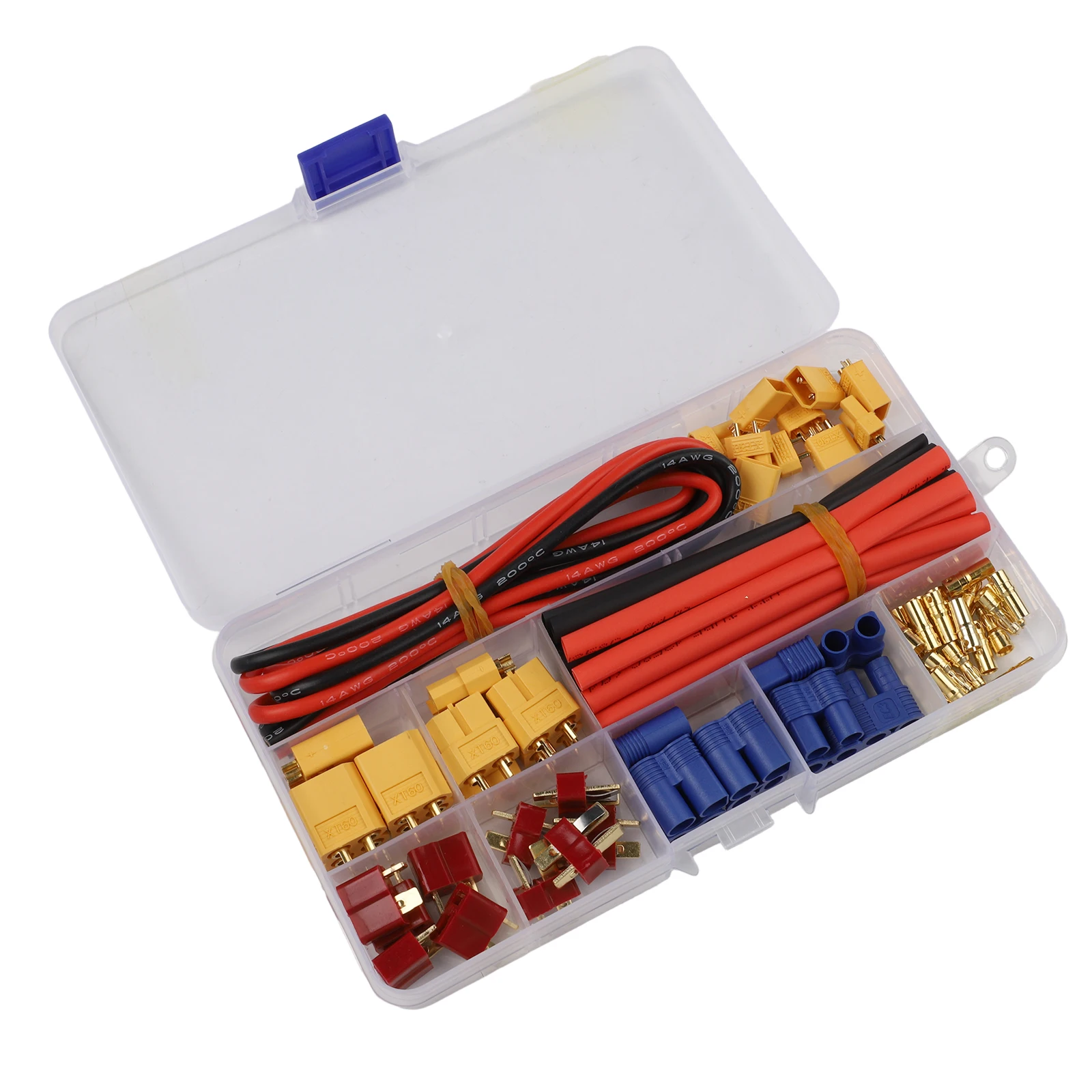 RC Model Maintenance EC3 Kit Complete Remote Control Connectors As Shown Gold Plated Contacts Flexible Silicone Cable