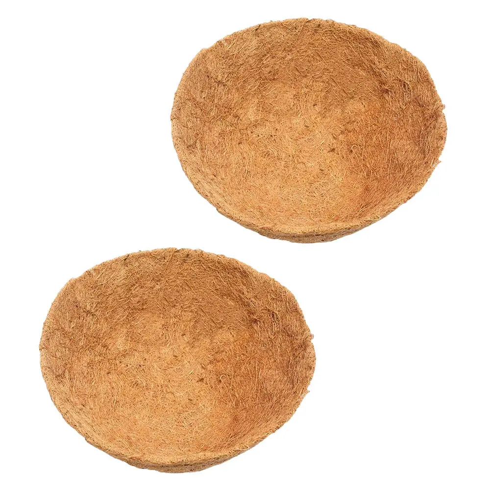 40Cm Half Ball Coconut Fiber Plant Pot Cushion Natural Latex Flowerpot Liner Mat Breathable Hydrophobic Base Pad Flower Basket