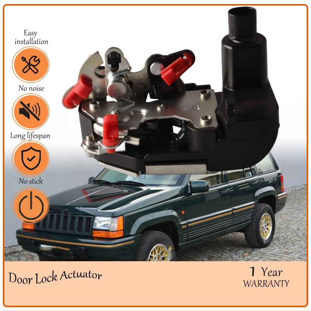 Shock Resilient Rear Right Door Lock Actuator,Suited to Jeep Grand Cherokee 1993-1998,oem DLA608,931679,4773638,4798916,55074804