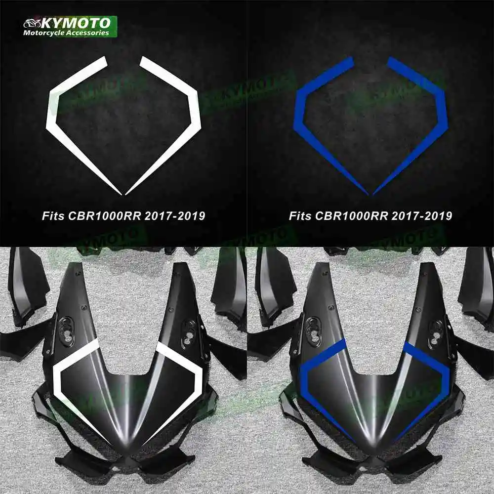 

Аксессуары для мотоциклов, передняя наклейка Honda CBR 1000RR 2017-2019, наклейка на обтекатель, подходит для Honda CBR1000RR 2017 2018 2019