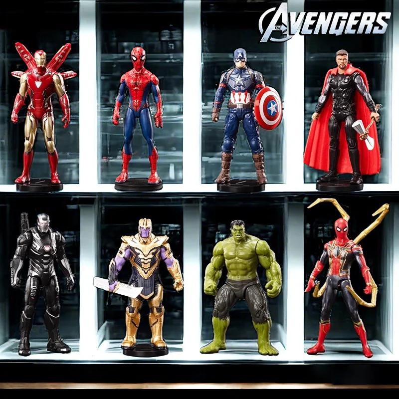 ZD Toys Official Avengers Legends: الرجل الحديدي، الرجل العنكبوت، ثور، كابتن أمريكا، ثانوس، هالك، شخصيات آلة الحرب #2