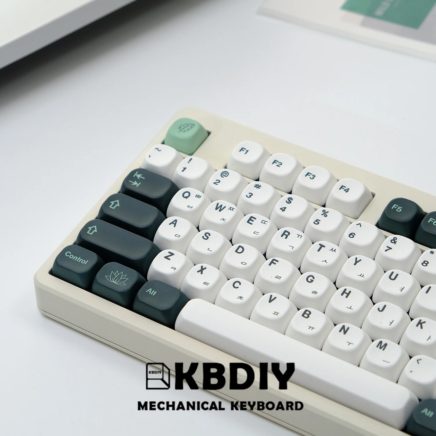 Imagem -04 - Kbdiy-gmk Botânico Keycap Teclas Mecânicas Faça Você Mesmo Personalizado para Teclado Pbt Koa Perfil 131 Teclas por Conjunto Gmk75 67 61 87