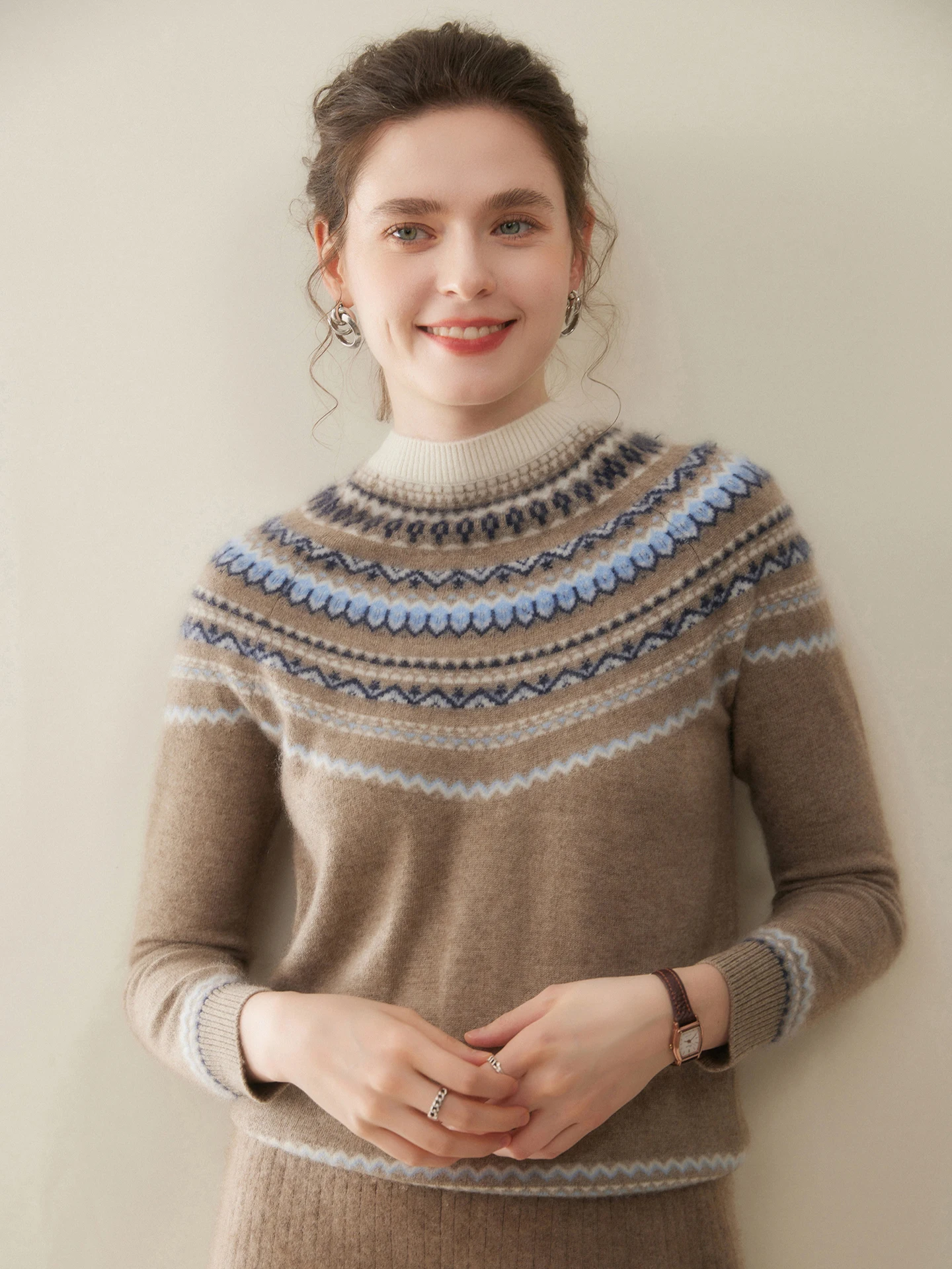 Suéter Feminino de Cashmere 10 - Vintage Fashion Faire avaliação e preço