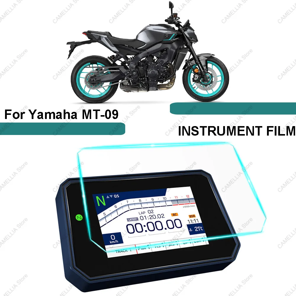 Motorcycle Dashboard Protective Film Anti Scratch High-Definition Motorcycle Accessories Screen Protector for Yamaha MT-09 2024