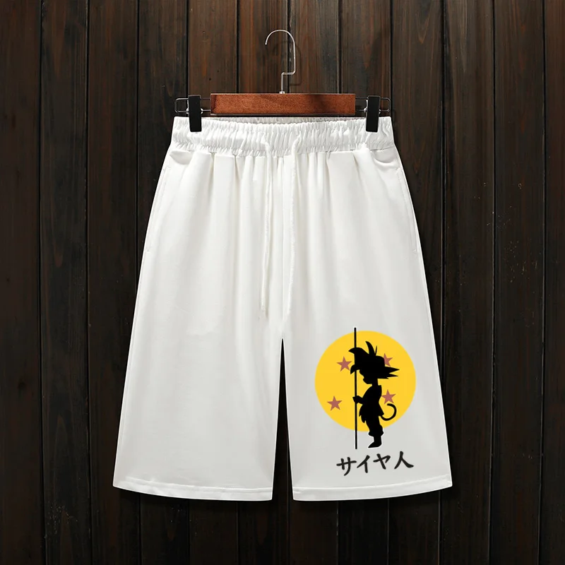 

2025 Anime Men Shorts Pants Streetwear Y2K Mens Hip Hop Dragon Pattern Printed Oversized Beach Sweatpant Casual Fashion Shorts