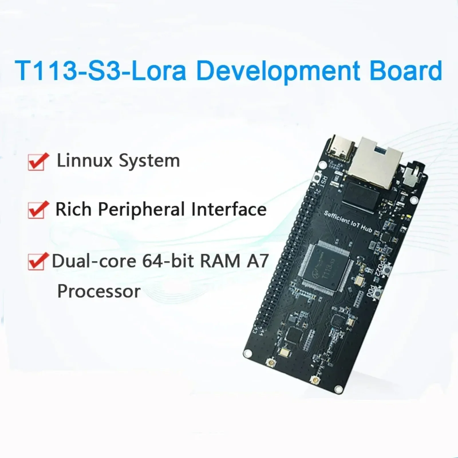 Heltec Sufficient IoT Hub T113-S3-Lora Development Board Dual Core Dev-board with SX1262 and XR829 Support LoRa,Wifi Blue--Tooth