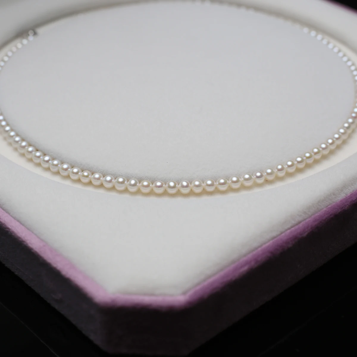

1strand Natural Freshwater Pearl Necklace Round Beads Exquisite Women Lady's Jewelry Accessories Daily Party Accessories Gifts