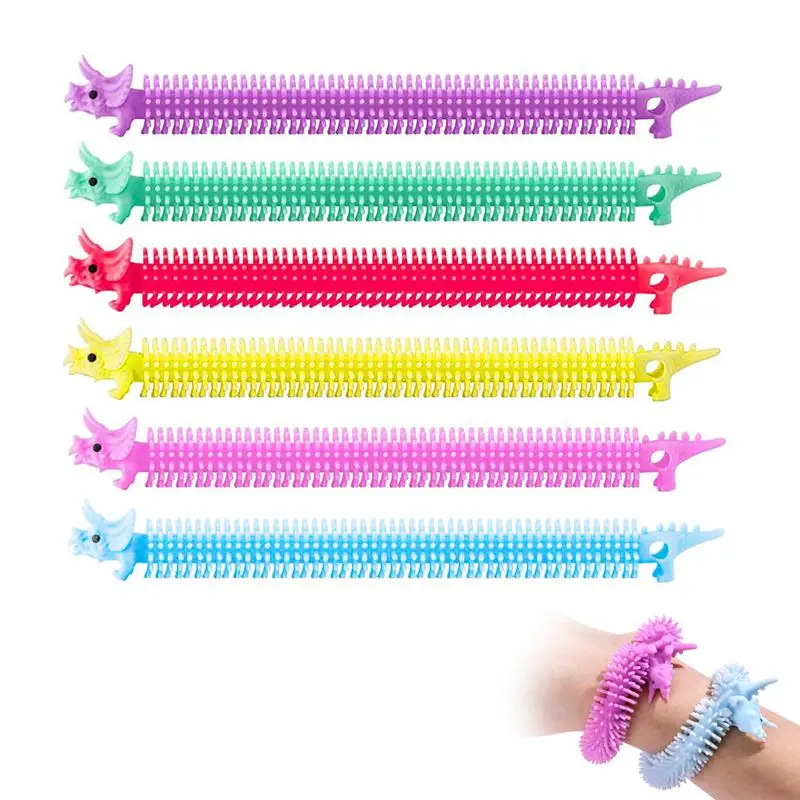 Fun Elastic Toys Squeeze Party Favor Gift Stress Relief Unicorn Dinosaur Birthday Party Kid Gift Prize Children Pinata Giveaways