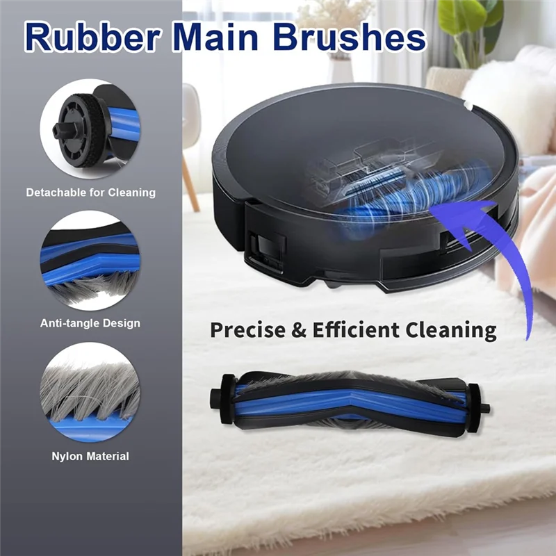 قطع غيار B82B للمكنسة الكهربائية الروبوتية ECOVACS DEEBOT T50 PRO Omni، مجموعة الملحقات #4