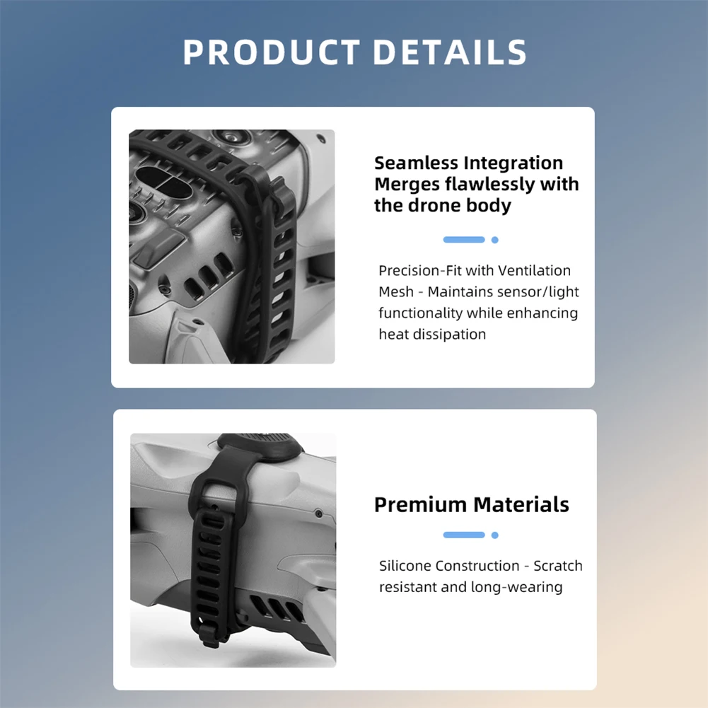 Верхний удлинитель, кронштейн для камеры, резьба 1/4, адаптер для экшн-камеры, базовый ремень, верхний держатель для камеры для DJI Air 2/3S Mavic 2/3Pro