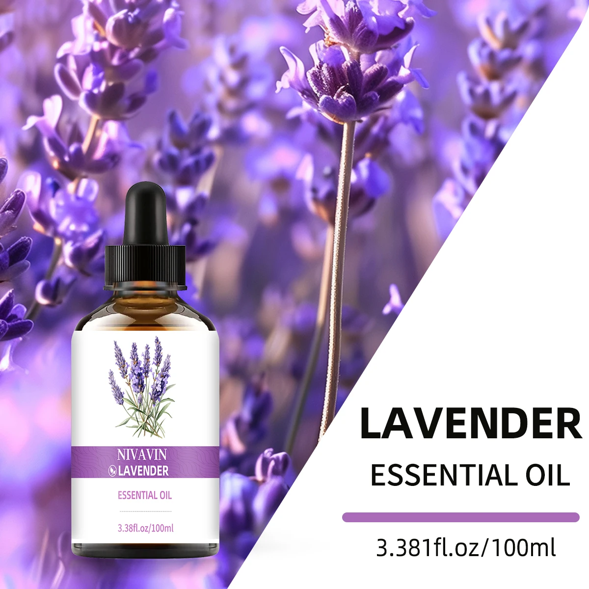 NIVAVIN 30ml/60ml/100ml Lavend - Lavender Oil 评论和价格