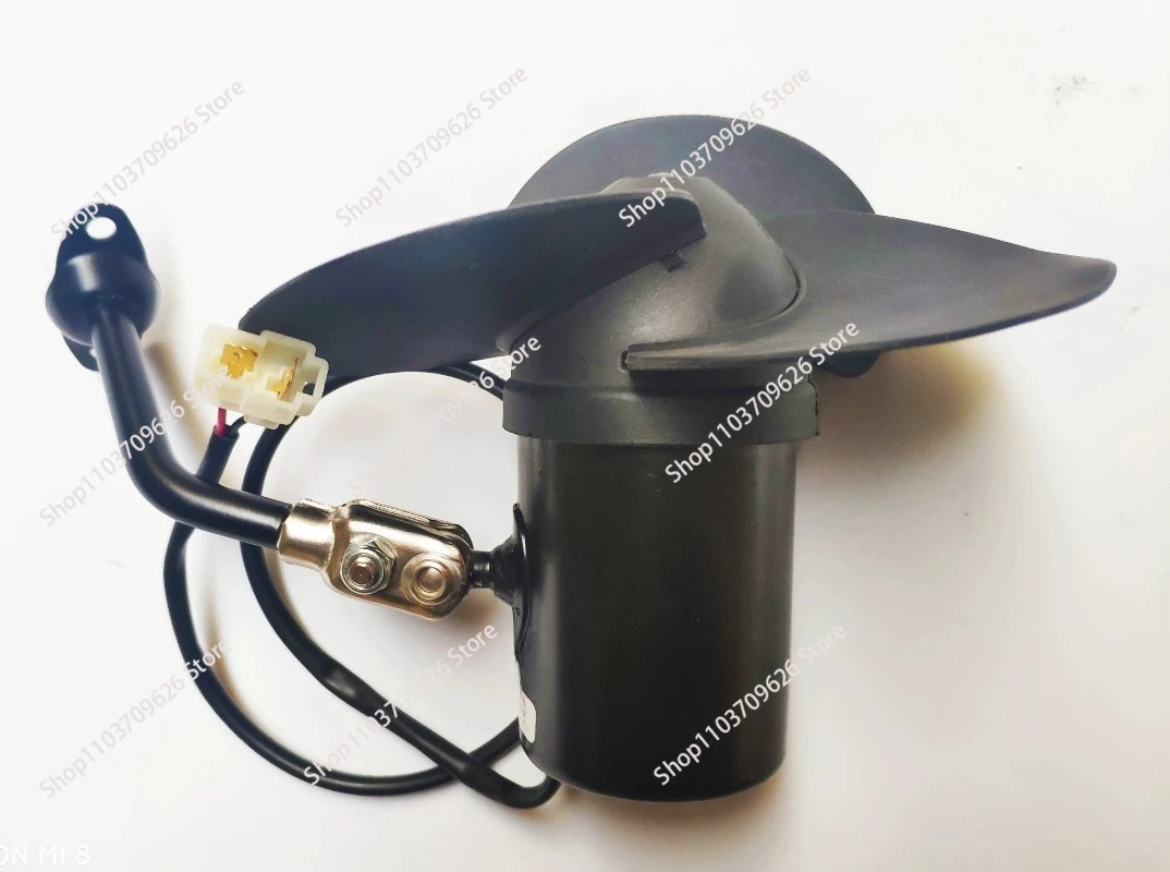 Suitable for bus accessories, bus driver fan, 12V/24V soft-blade fan, silicone soft blades