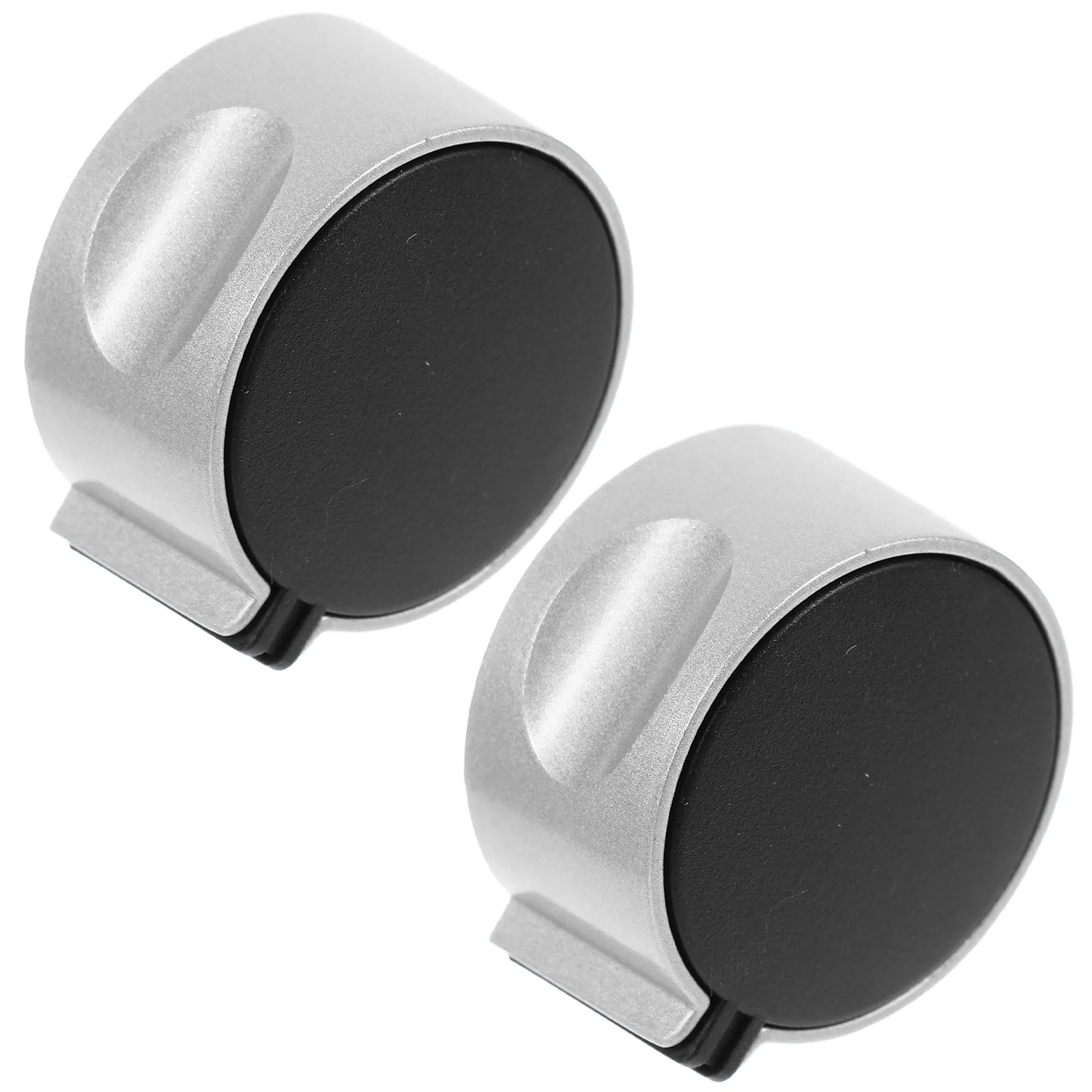 2Pcs Gas Stove Control Switch Knobs Stainless Steel Universal Replacement Burner Control Knobs for Kitchen Cooktop Restaurant