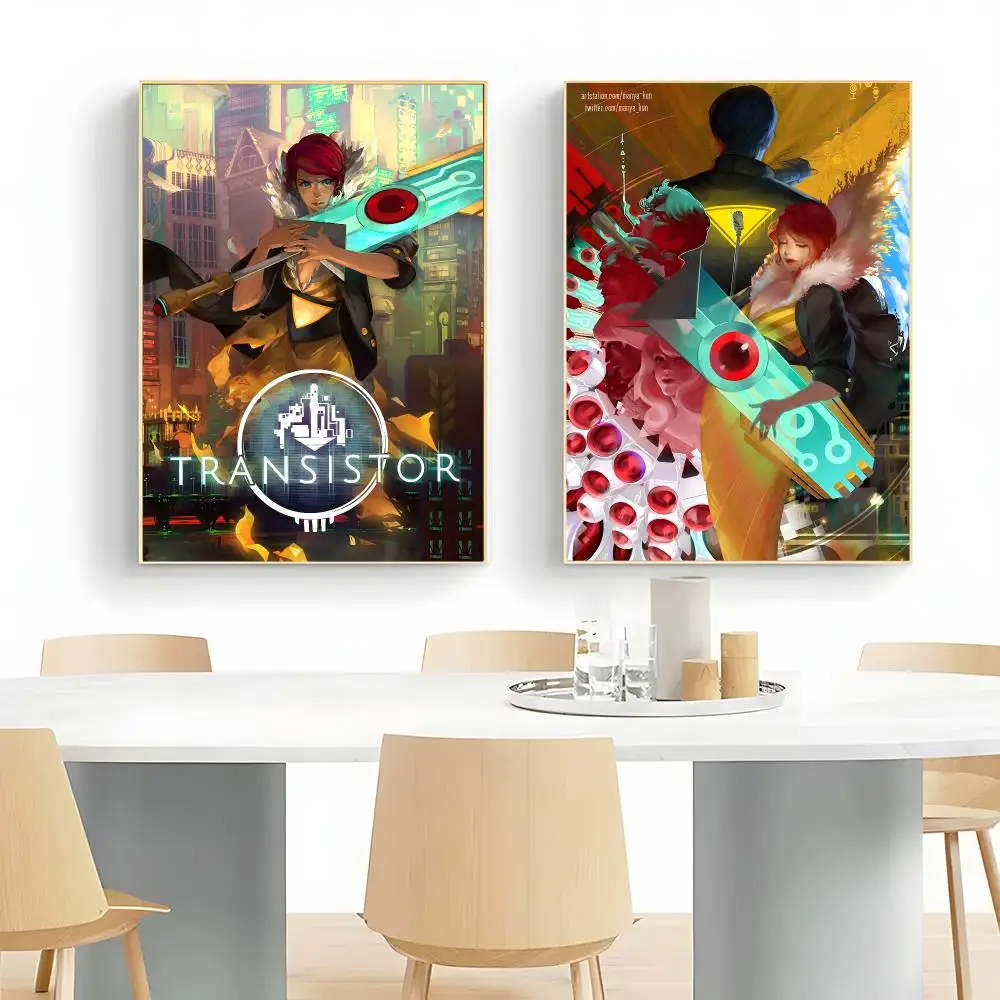 atmospheric game T-Transistor Poster Wall Art Print Decorative Mural Home Decor Gift Unframed