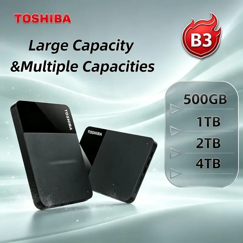 軽量の東芝canvio-ready-b3外付けハードディスク-usb30-25インチ-1tb-4tb-ポータブルhdd-macノートパソコン-androidストレージ対応