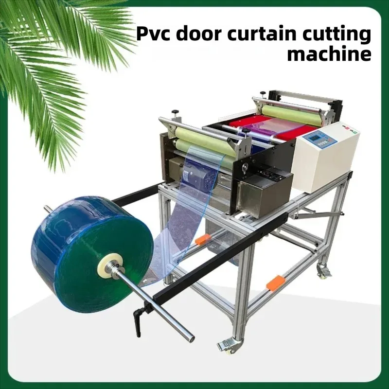 Automatic PE Sheet Cutting Machine Plastic Curtain Roll to Sheet Cutter Equipment Industrial Microcomputer Control Film Slitter