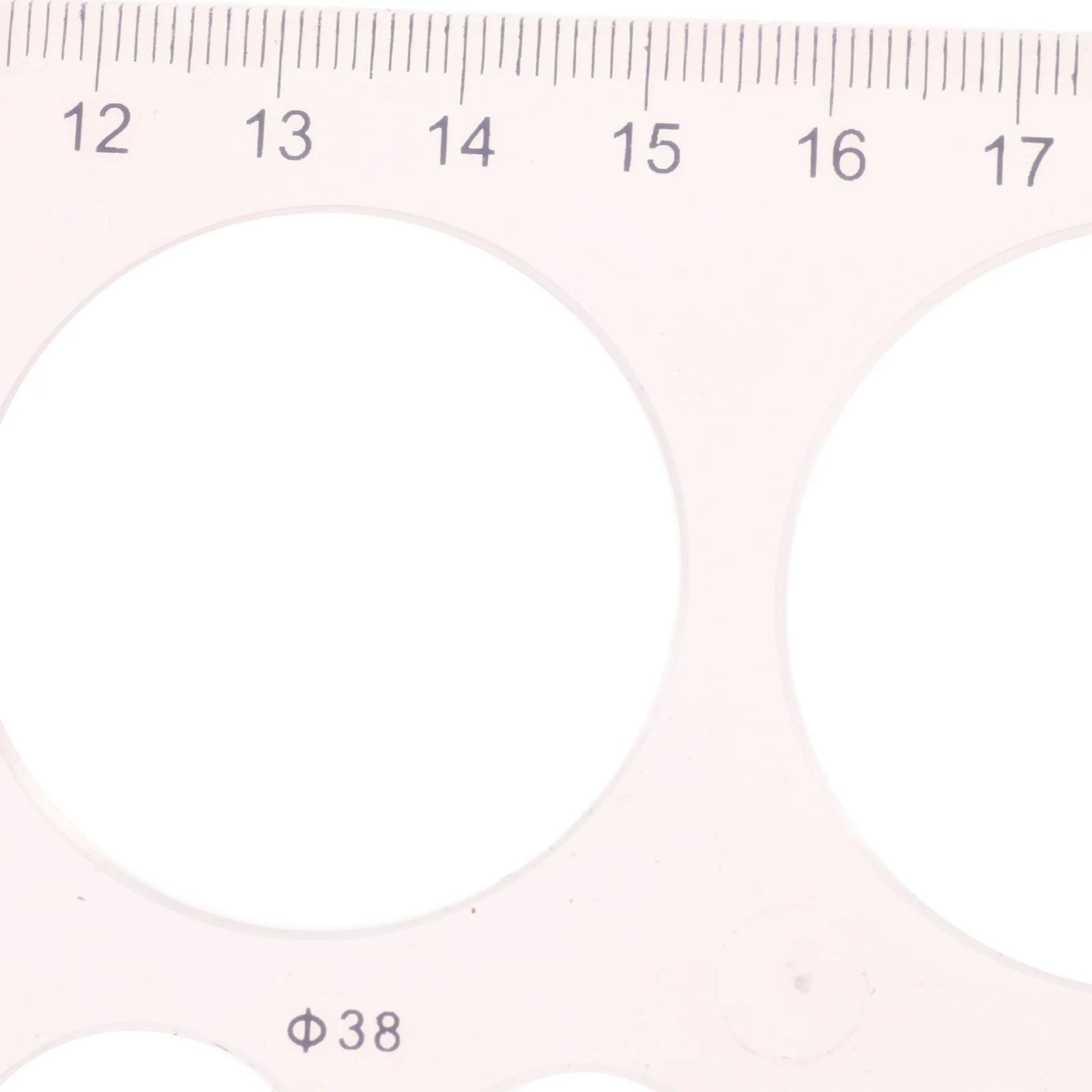 6Pcs Multi-Functional Geometric Drawing Templates Plastic Rulers Lightweight Stencils for Architecture